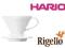 Hario Ceramiczny Drip V60 - 02 Biały + Kawa Crema