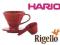 Hario Ceramiczny Drip V60-01 Czerwony + Kawa Crema