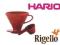 Hario Ceramiczny Drip V60-02 Czerwony + Kawa Crema