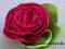 broszka z filcu amarant KOLORY róża dzien kobiet