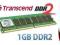 1GB DDR2 TRANSCEND 667MHz PC2-5300 CL5 / SKLEP GW