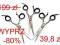 -80% NOŻYCZKI FRYZJERSKIE PRAWE LEWE DEGAŻÓWKI HIT