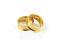 Baza pierścionka z rantem 17 mm kolor złoty