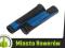 Chwyty ACCENT COMET 2D 92mm czarno-niebieskie