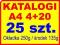 DRUK KATALOGÓW KATALOGI 4+20 25 sztuk