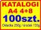 DRUK KATALOGÓW KATALOGI 4+8 100 sztuk
