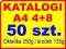DRUK KATALOGÓW KATALOGI 4+8 50 sztuk