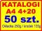 DRUK KATALOGÓW KATALOGI 4+20 50 sztuk