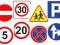 Naklejki Znaki drogowe -znak zakazu, nakazu-30cm