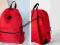 Bershka neopranowy plecak czerwony