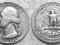 QUARTER DOLLAR 1956 D USA srebro