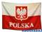 FLAGA FLAGI POLSKA POLSKI NARODOWA 68x136 Z GODŁEM