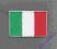 ITALIA flaga Włochy TERMO naszywka Włoska