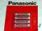 4 baterie R3 Panasonic AAA AM4 kpl. 4 sztuki