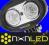 NIEBIESKA LAMPA OSTRZEGAWCZA NxN 10W BLUE LED CREE