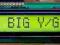 ART BIG! LCD 1x16 BIG! 122x33mm LED (yellow/green)