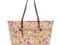 Torba Pink Lining Notting Hill Tote Cottage Garden