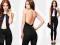 ASOS RARE LONDON * 34 XS * NOWE CZARNE BODY MESH *