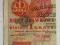 1 grosz 28.04.1924,nadruk na lewej części banknotu