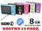 8GB Odtwarzacz MP3 MP4 MP5 LCD 3'' radio M107