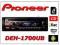RADIO SAMOCHODOWE MP3 USB FLAC PIONEER DEH-1700UB