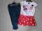 Tunika + legginsy Minnie George 12-18 m / 80-86 cm