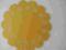 haft kaszubski serwetka kolor złoty ,srebny i jas