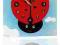 Zegar ścienny Ladybug do pokoju dziecka