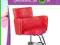 Fotel fryzjerski LUIGI BR-3927 czerwony