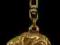 Mastif Hiszpański pozłacany brelok do kluczy