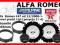 Alpine głośniki basowe tweetery Alfa Romeo 147 159