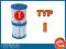 2x FILTR TYP I do Pompy Basen FILTRY Bestway 58093