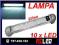 LAMPA 10 x LED obrotowa z włącznikiem FLUX 12V 24V