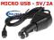 Ładowarka samochodowa MICRO / MIKRO USB 5V / 2A
