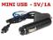Ładowarka samochodowa MINI USB 5V / 1A