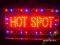 NAPIS HOT SPOT LED REKLAMA LED.77777. REAL FOTO