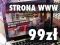 99 zł STRONA WWW INTERNETOWA STRONY INTERNETOWE