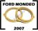 FORD MONDEO 2007 DYSTANSE MDF IMOREGNOWANE 16,5cm