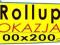 Rollup 100x200 kaseta+wydruk -WYSOKA JAKOŚĆ-Kraków