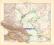 KAUKAZ, ASTRACHAŃ, BAKU, EREWAŃ mapa z 1906 roku