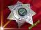 USA - Odznaka Policji Drogowej z Nevady z certyfik