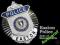 USA - Odznaka Policji z Massachusetts z certyfikat