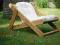 Leżak do ogrodu krzesło fotel ogród drewniane