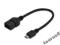 Kabel OTG USB ASSMANN 2.0 A /F - microUSB B/M 0,2m