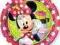 Minnie Fashion TALERZYKI 23cm Myszka Disney 8szt
