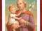 Św.Józef z dzieciątkiem Jezus stary obrazek