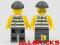Lego Figurka City Więzień cty481