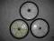 Koła, kółka do kosiarki ok 17,5 x 3,5 cm  3 sztuki