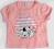 koszulka Disney 101 dalmatyńczyków różowa 68