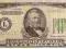 Banknot 50$ dollars z roku 1934 zielona pieczęć